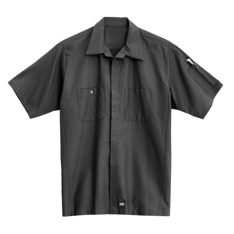 Men's Short Sleeve Solid Crew Shirt image number 4