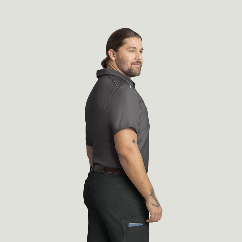 Men's Short Sleeve Pro Airflow Work Shirt image number 4