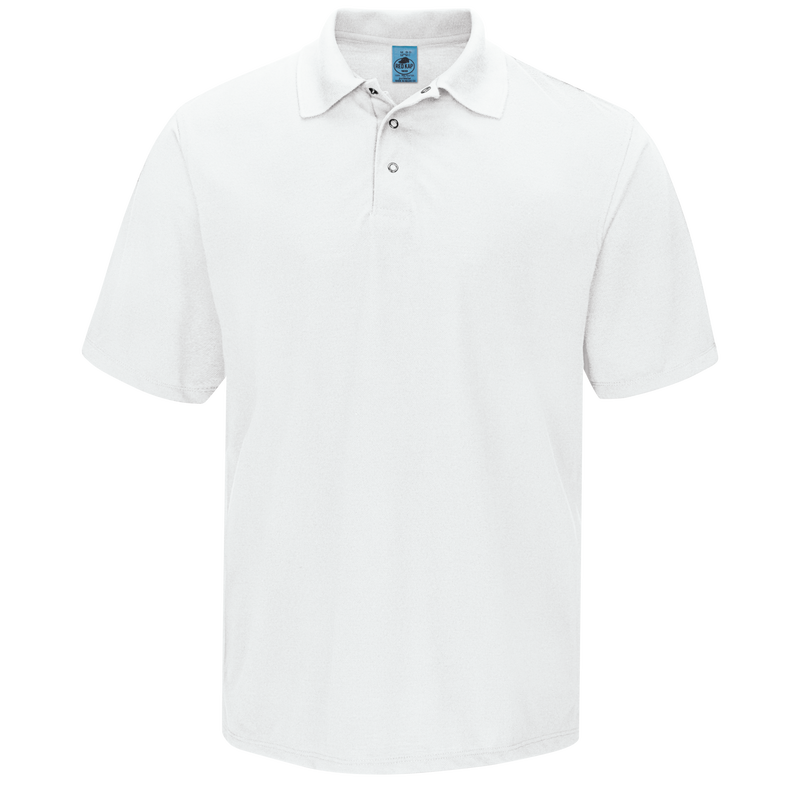 Men's Short Sleeve Spun Polyester Gripper-Front Polo image number 0