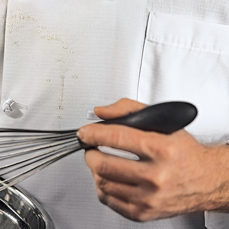 Men's Ten Knot Button Chef Coat with OilBlok + MIMIX&reg; image number 7