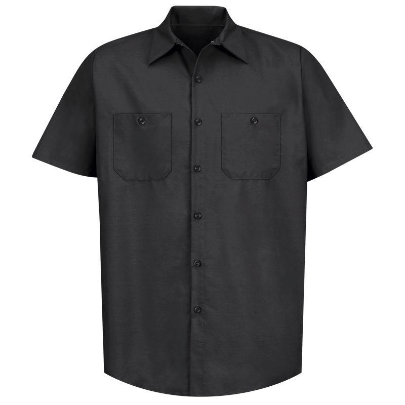 Men's Short Sleeve Industrial Work Shirt image number 5