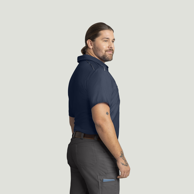 Men's Short Sleeve Pro Airflow Work Shirt image number 7