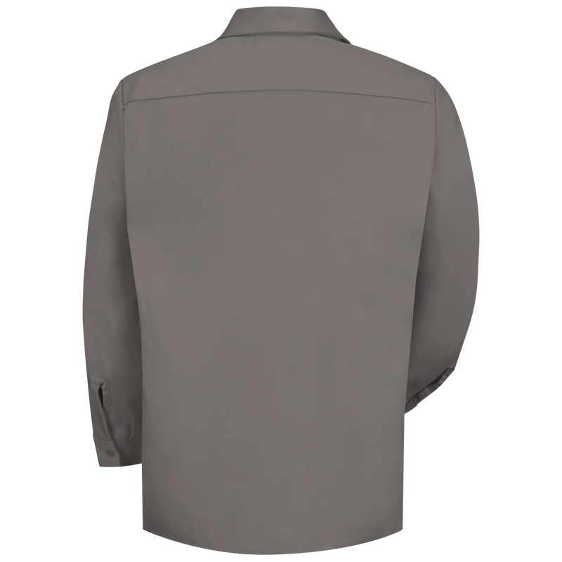 Men's Long Sleeve Wrinkle-Resistant Cotton Work&nbsp;Shirt image number 10