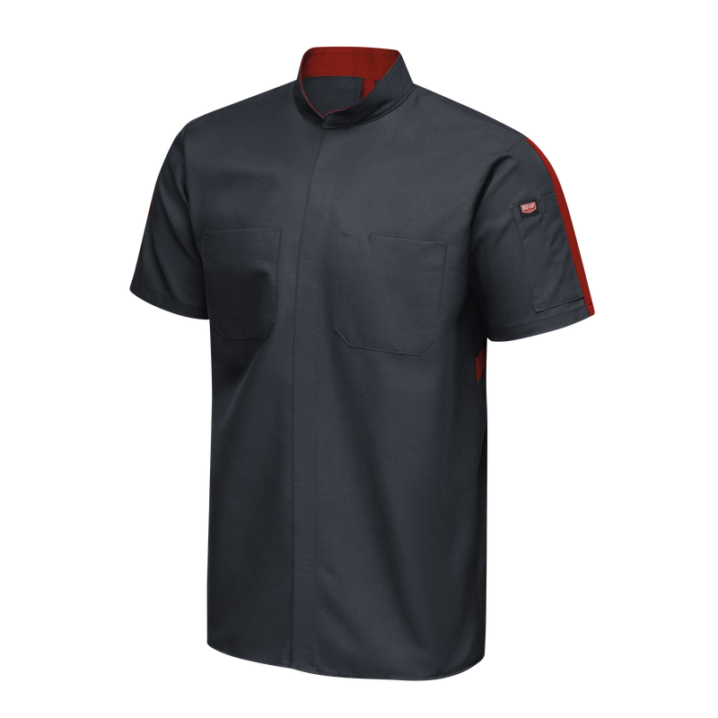 Men's Short Sleeve Two Tone Pro+ Work Shirt with OilBlok and MIMIX® image number 3