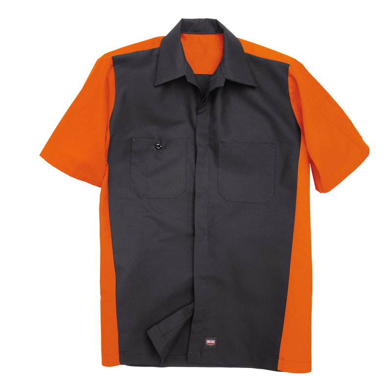 Men's Short Sleeve Two-Tone Crew Shirt image number 4