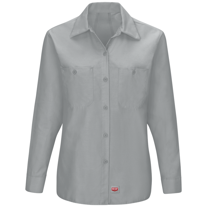 Women's Long Sleeve Work Shirt with MIMIX&reg; image number 1