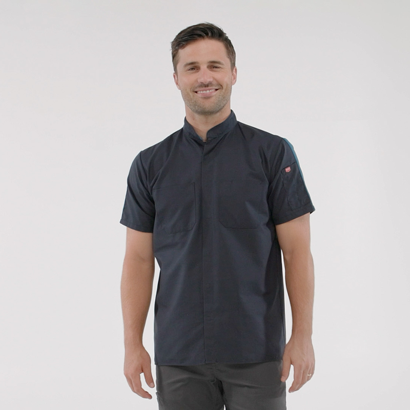 Men's Short Sleeve Two Tone Pro+ Work Shirt with OilBlok and MIMIX&reg; image number 9