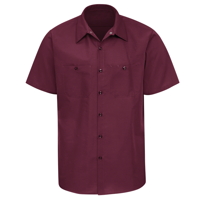 Men's Short Sleeve Industrial Work Shirt image number 5