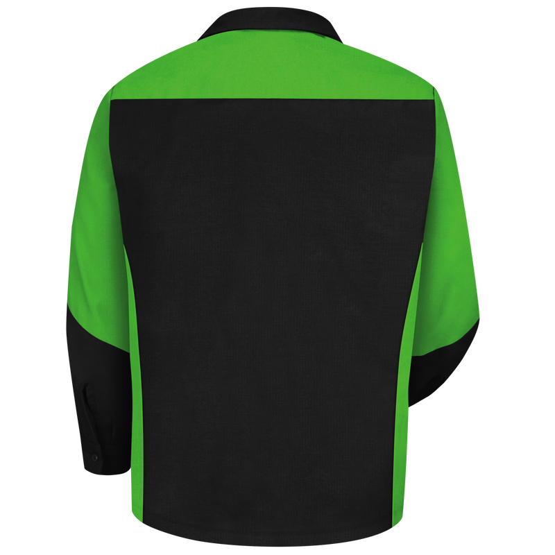 Men's Long Sleeve Two-Tone Crew Shirt image number 2