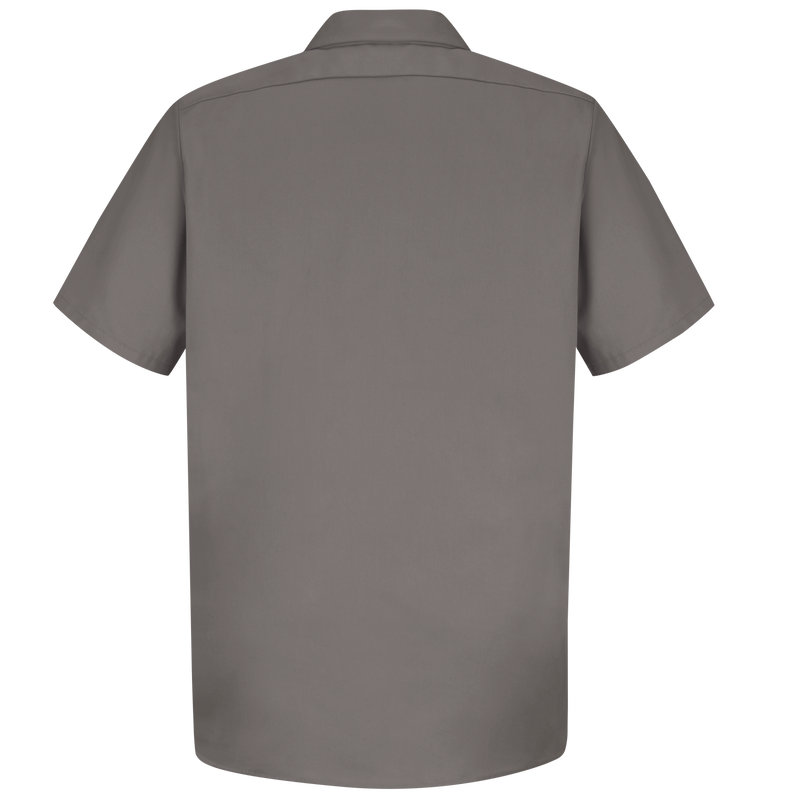 Men's Short Sleeve Wrinkle-Resistant Cotton Work&nbsp;Shirt image number 2