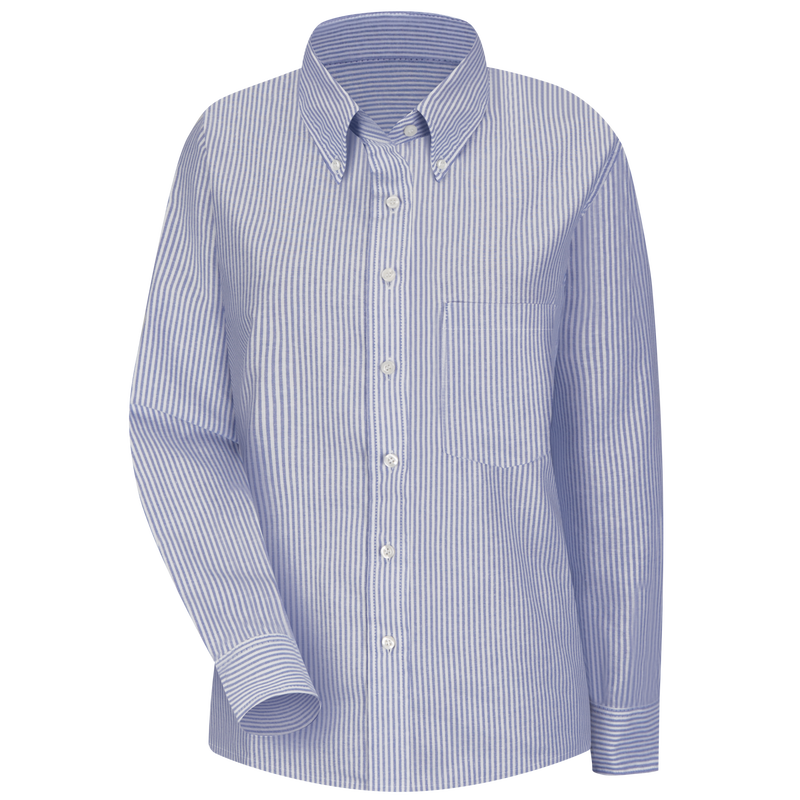 Women's Long Sleeve Executive Oxford Dress Shirt image number 1