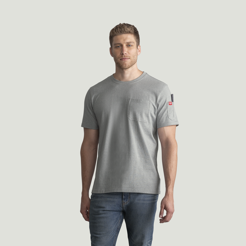 Men's Heavyweight Cotton Short Sleeve Pocket T-Shirt image number 5