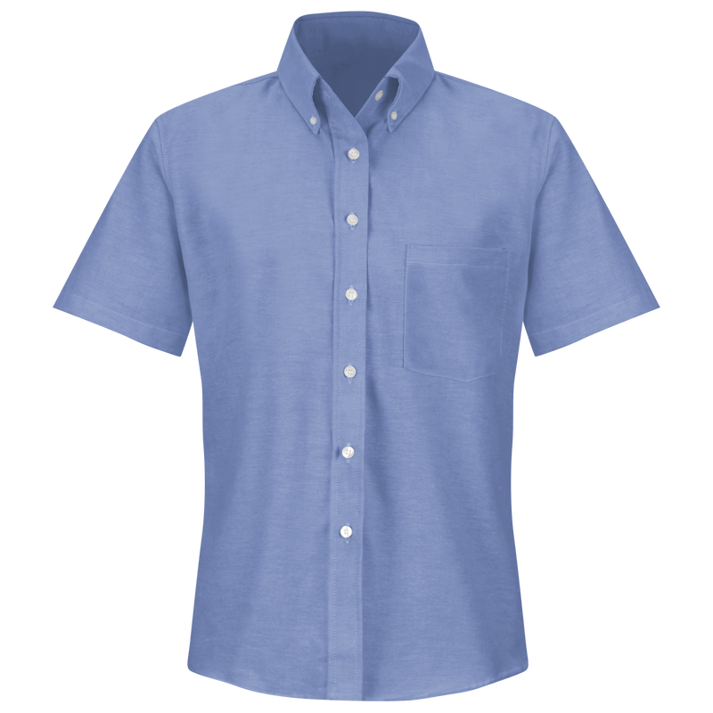Women's Short Sleeve Executive Oxford Dress Shirt image number 1