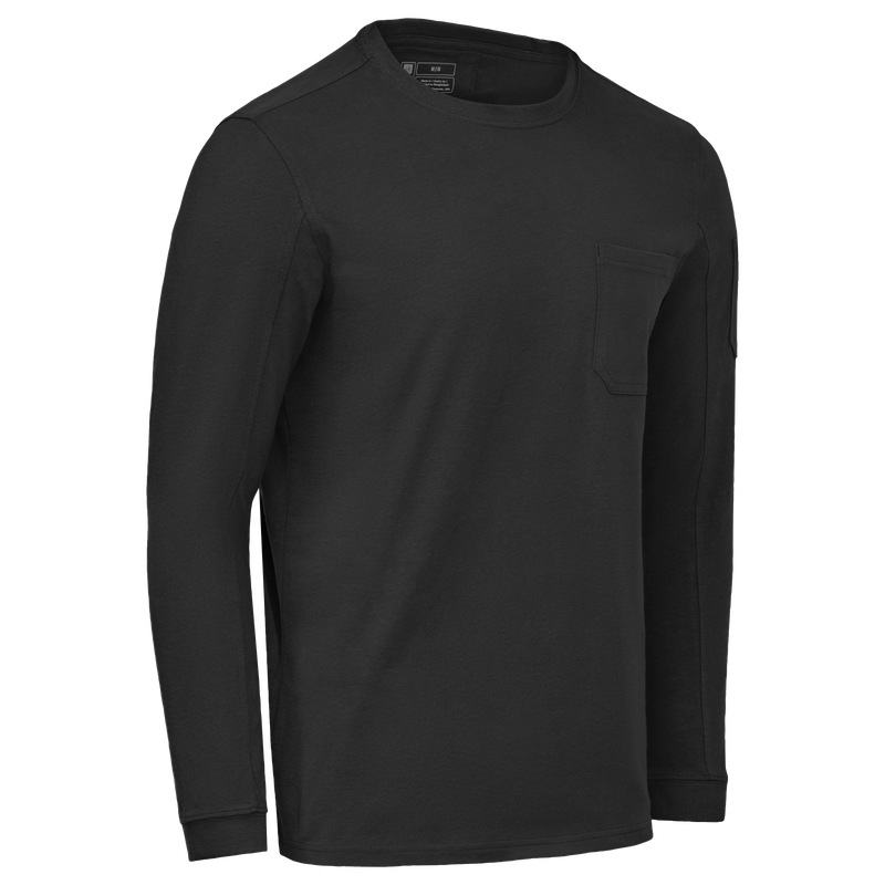 Men's Heavyweight Long Sleeve Cotton Pocket T-Shirt image number 11