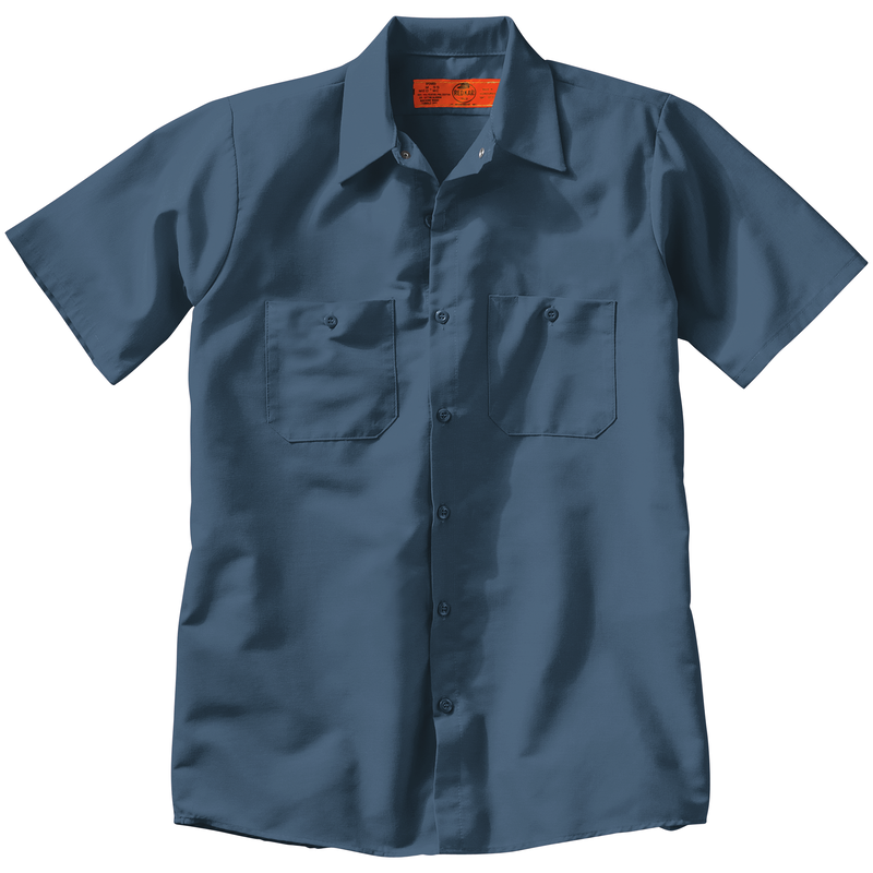 Men's Short Sleeve Industrial Work Shirt image number 9