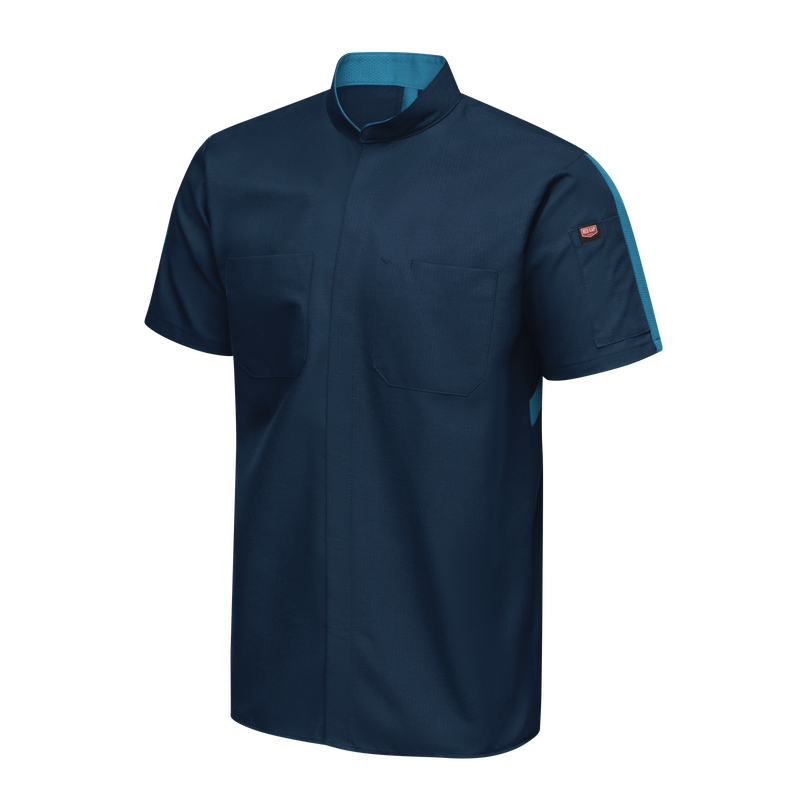 Men's Short Sleeve Two Tone Pro+ Work Shirt with OilBlok and MIMIX&reg; image number 4
