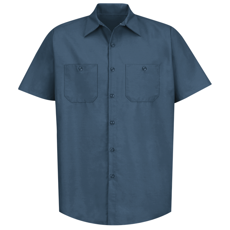 Men's Short Sleeve Industrial Work Shirt image number 5