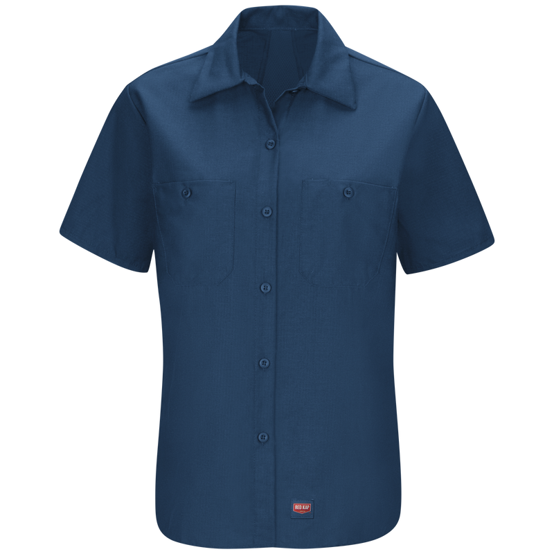 Women's Short Sleeve Work Shirt with MIMIX&reg; image number 1