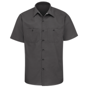 Men's Short Sleeve Industrial Work Shirt