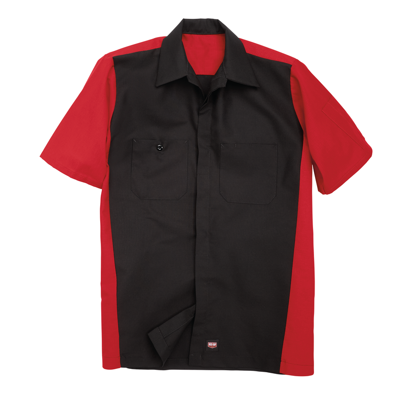 Men's Short Sleeve Two-Tone Crew Shirt image number 4