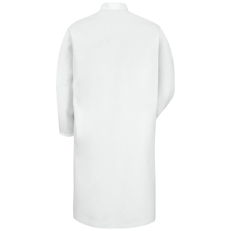 Gripper-Front Spun Polyester Butcher Coat with Exterior Pocket image number 2