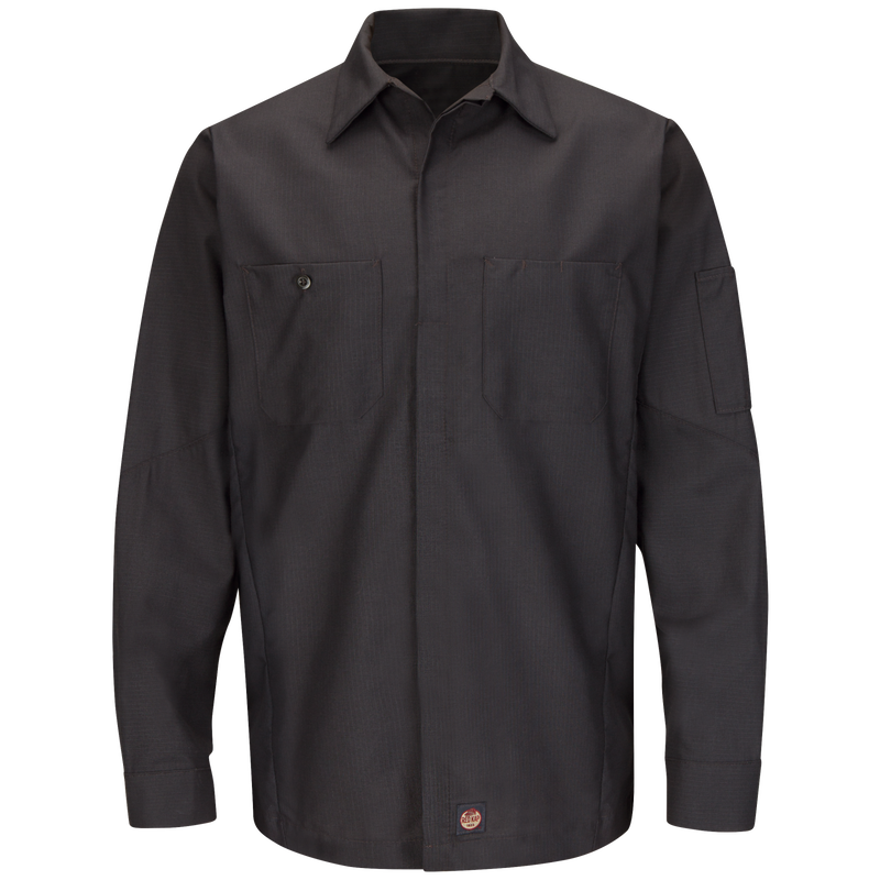 Men's Long Sleeve Solid Crew Shirt image number 5