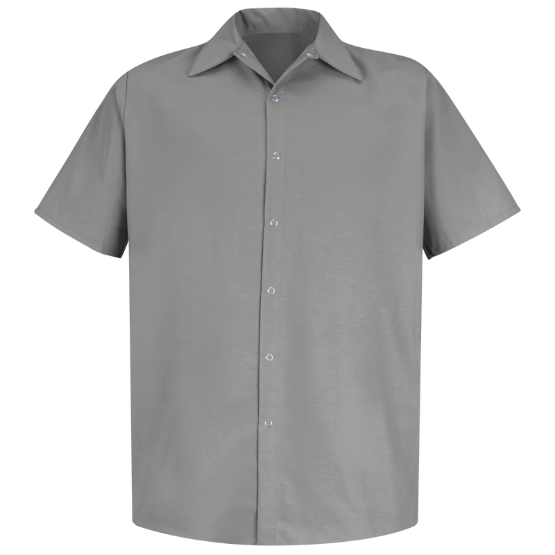 Men's Short Sleeve Specialized Pocketless Work Shirt image number 1