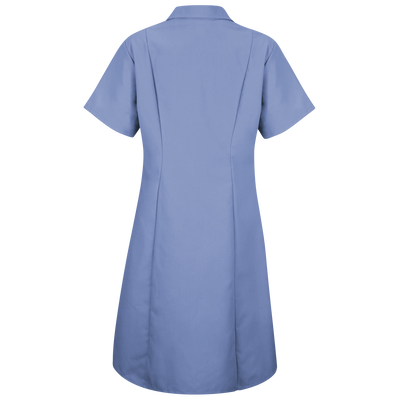 Women's Button-Front Short Sleeve Dress