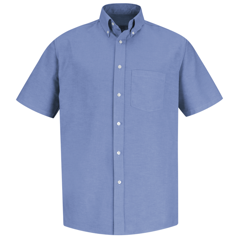 Men's Short Sleeve Executive Oxford Dress Shirt image number 1