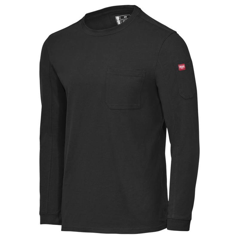 Men's Heavyweight Long Sleeve Cotton Pocket T-Shirt image number 12