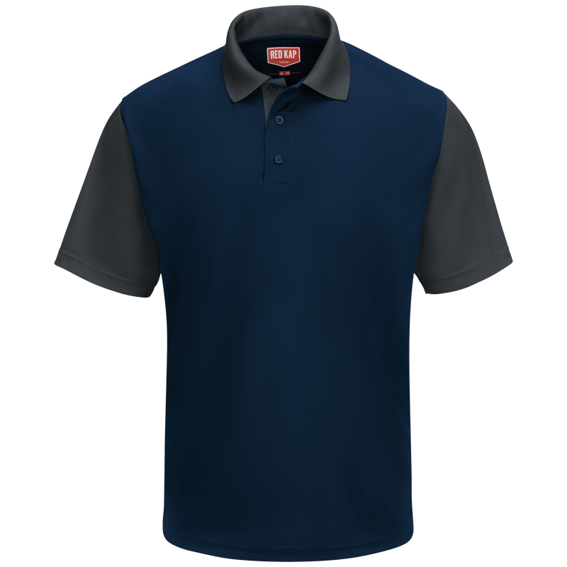 Men's Short Sleeve Performance Knit&reg; Color-Block Polo image number 1