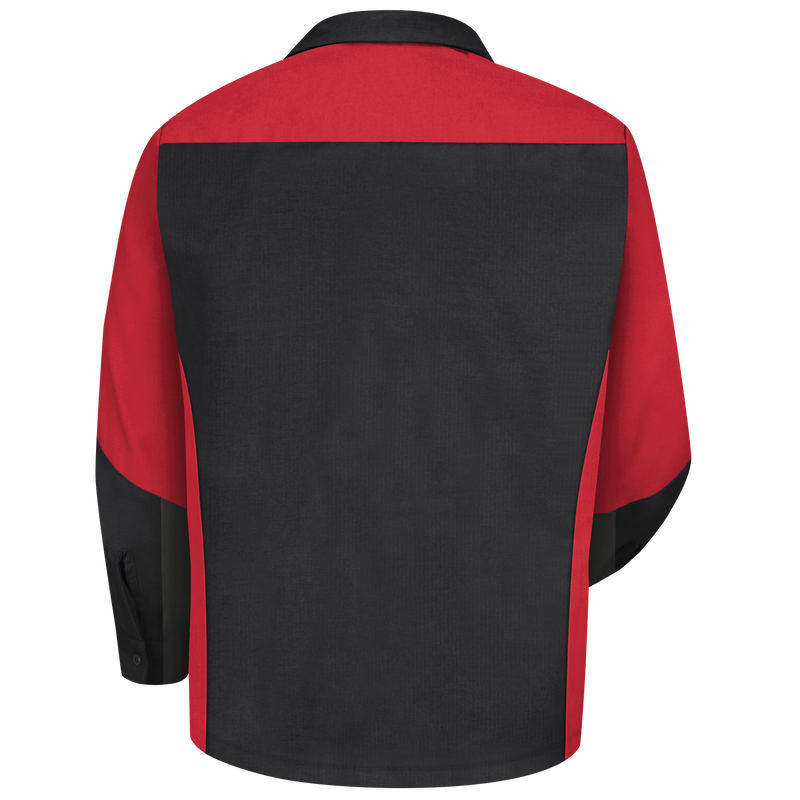 Men's Long Sleeve Two-Tone Crew Shirt image number 3