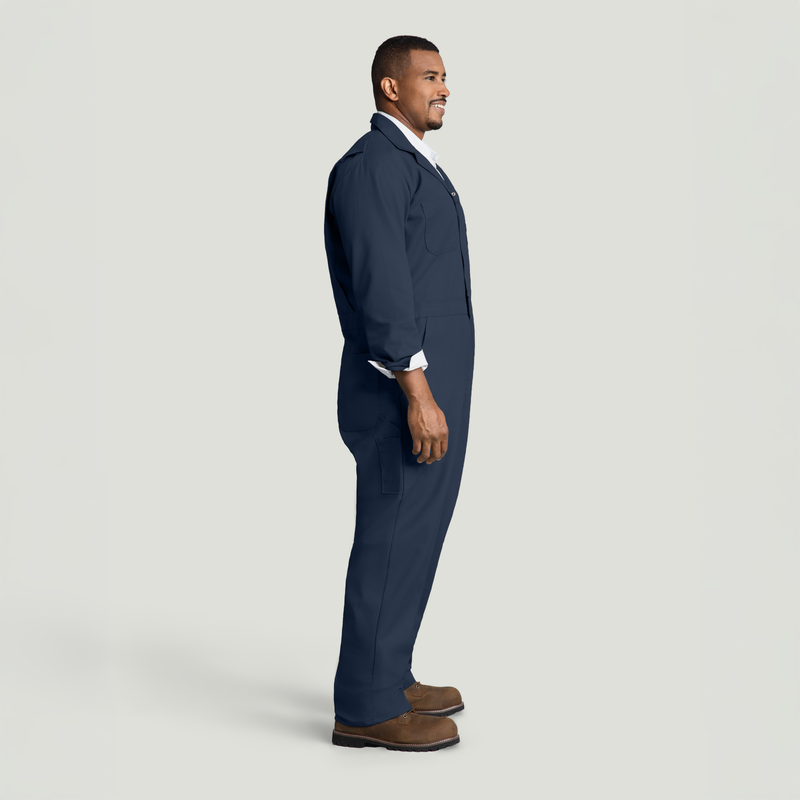 Twill Action Back Coverall with Chest Pockets image number 6