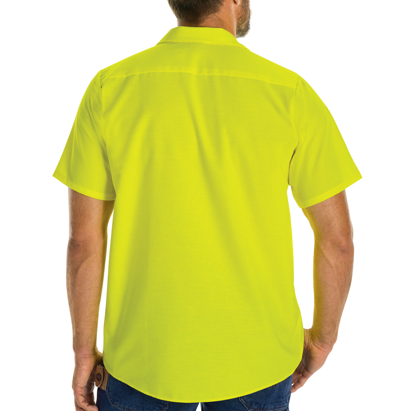 Short Sleeve Enhanced Visibility Ripstop Work Shirt image number 4