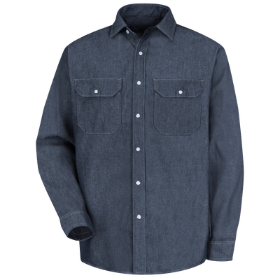 Men's Long Sleeve Deluxe&nbsp;Denim Shirt