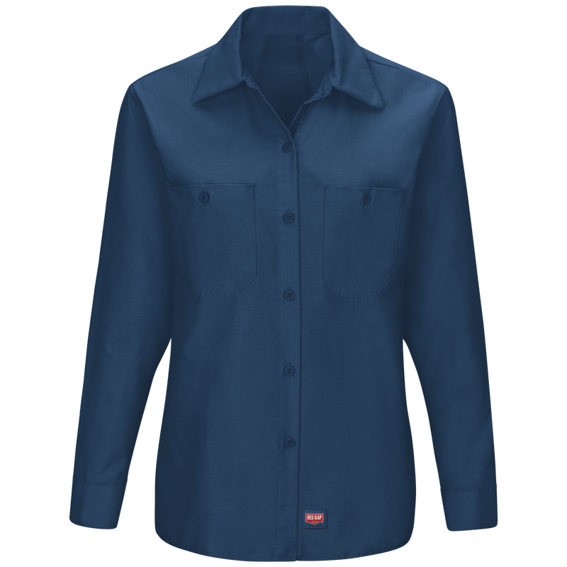 Women's Long Sleeve Work Shirt with MIMIX&reg; image number 1