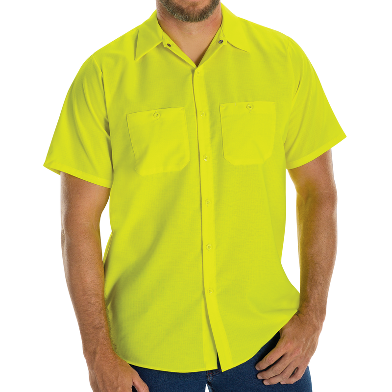 Short Sleeve Enhanced Visibility Ripstop Work Shirt image number 3
