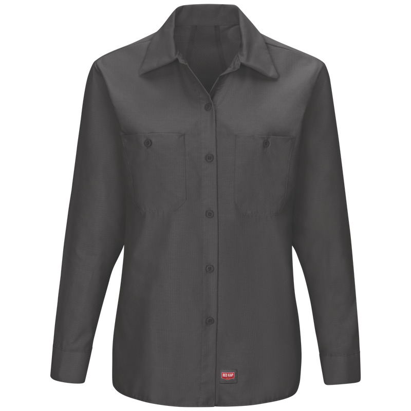 Women's Long Sleeve Work Shirt with MIMIX&reg; image number 1