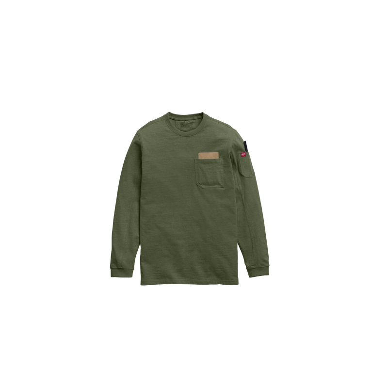Men's Heavyweight Long Sleeve Cotton Pocket T-Shirt image number 15