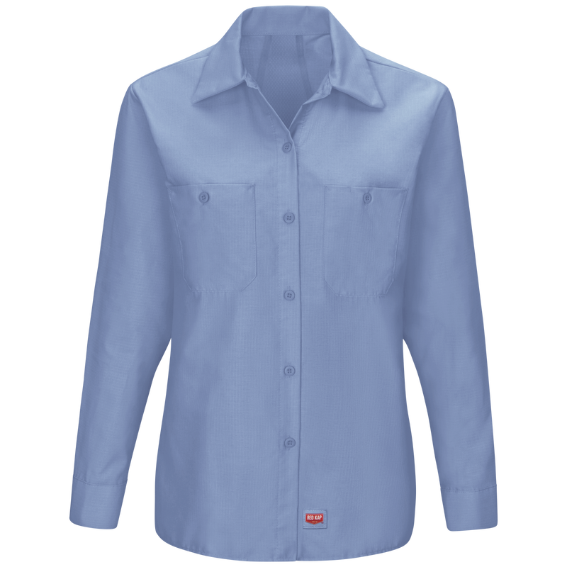 Women's Long Sleeve Work Shirt with MIMIX&reg; image number 1