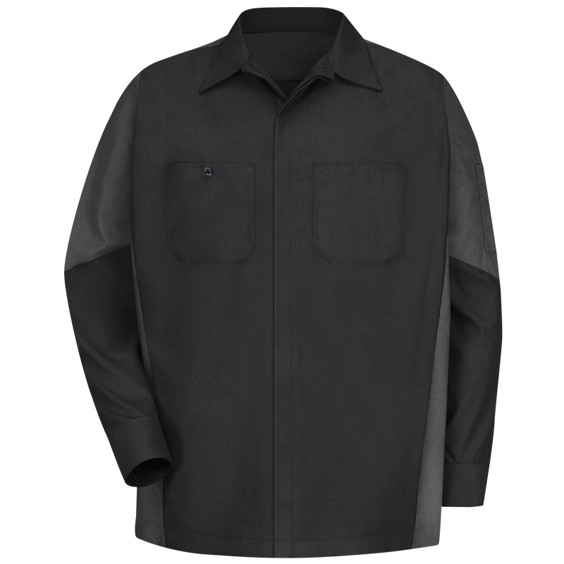 Men's Long Sleeve Two-Tone Crew Shirt image number 1