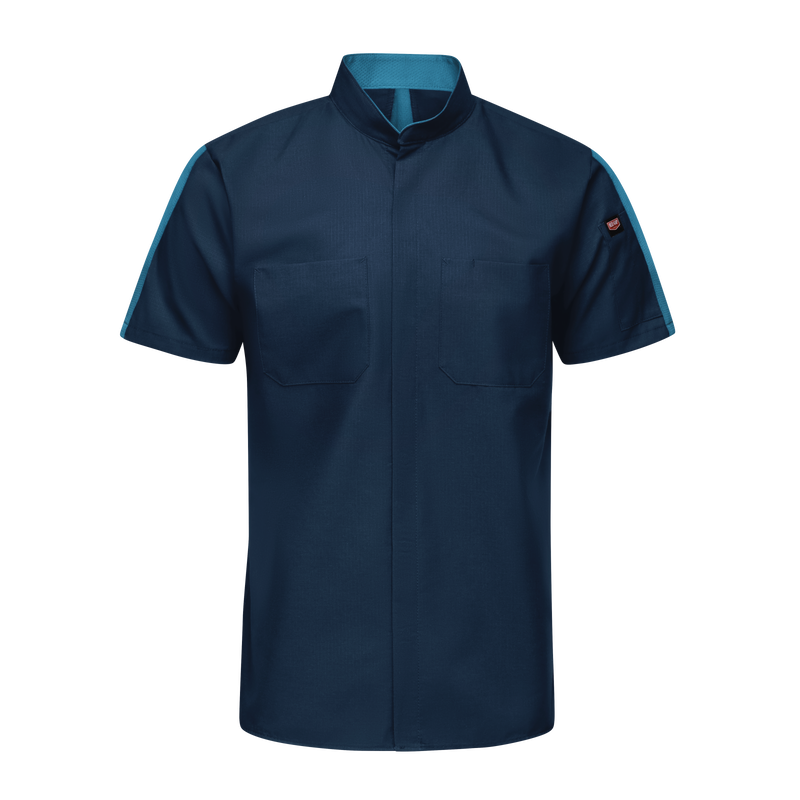 Men's Short Sleeve Two Tone Pro+ Work Shirt with OilBlok and MIMIX&reg; image number 1