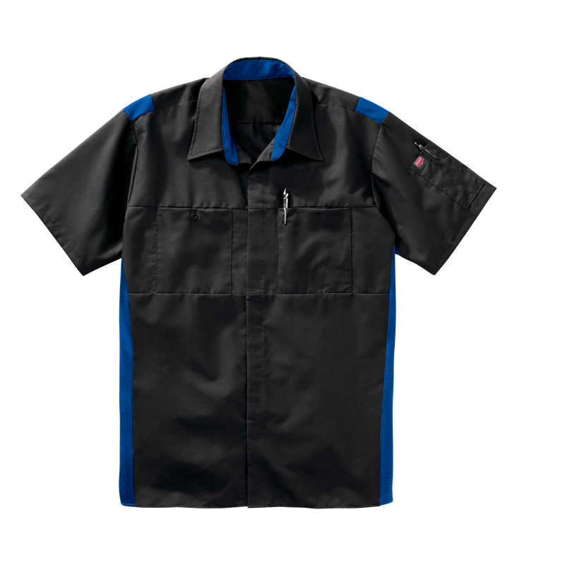 Men's Short Sleeve Performance Plus Shop Shirt With Oilblok Technology image number 5