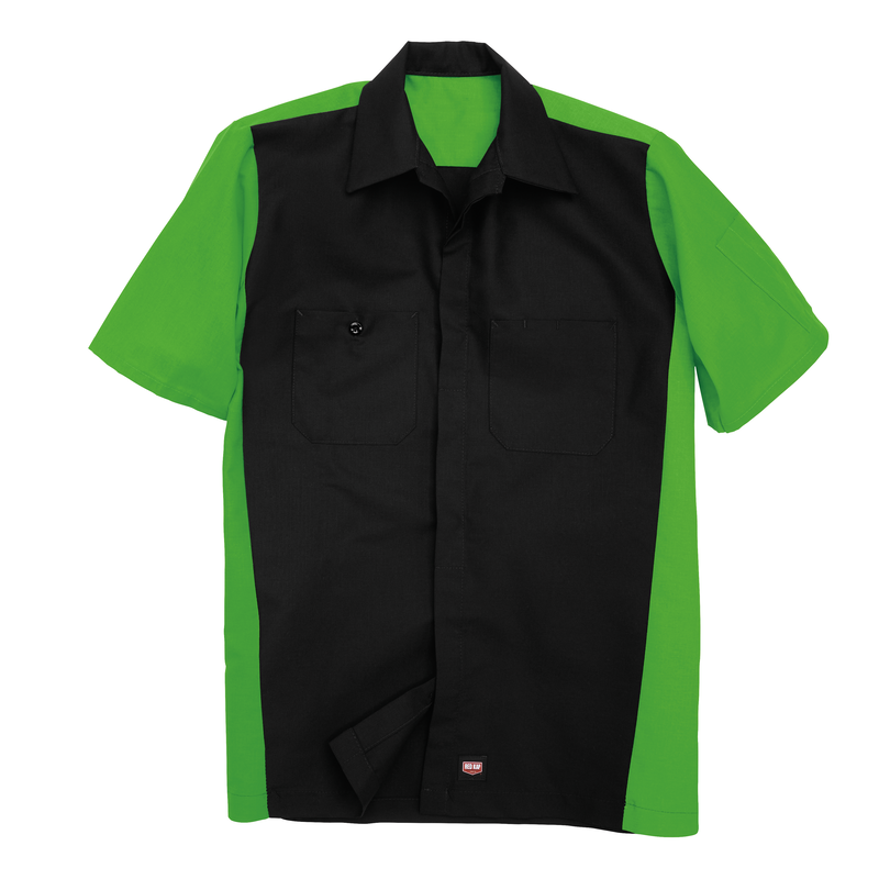 Men's Short Sleeve Two-Tone Crew Shirt image number 4