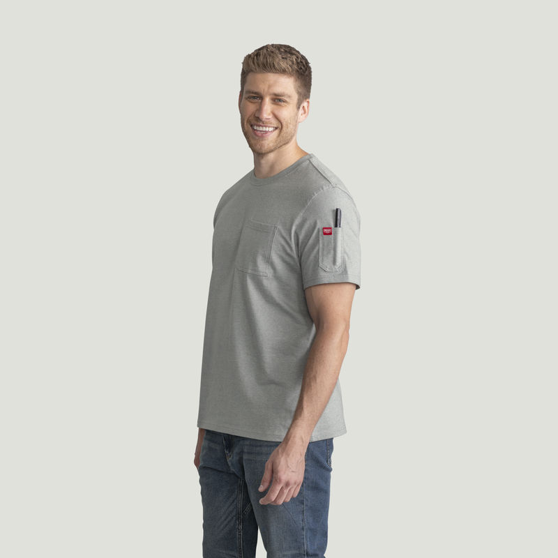Men's Heavyweight Cotton Short Sleeve Pocket T-Shirt image number 7