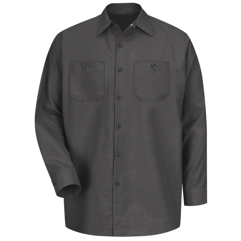 Men's Long Sleeve Industrial Work Shirt image number 1