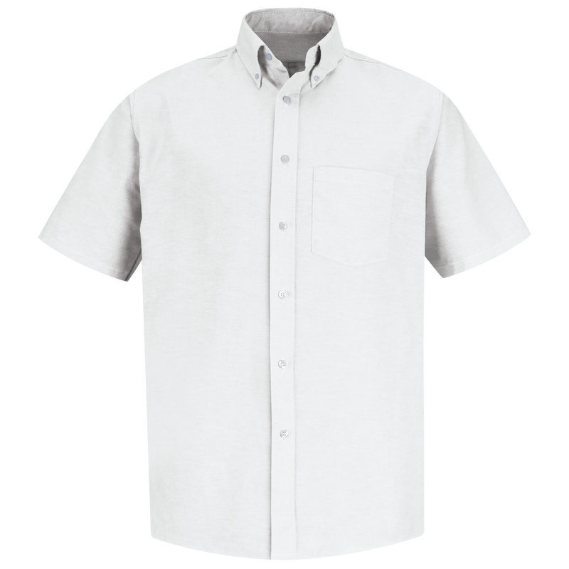Men's Short Sleeve Executive Oxford Dress Shirt image number 1