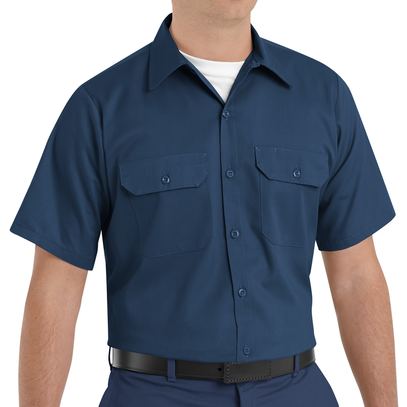 Men's Short Sleeve Utility Uniform Shirt image number 2