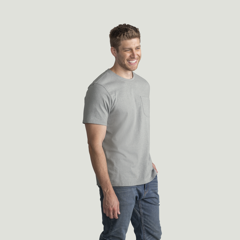 Men's Heavyweight Cotton Short Sleeve Pocket T-Shirt image number 8