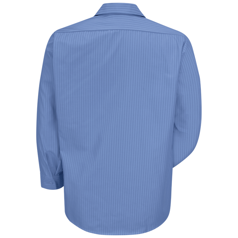 Men's Long Sleeve Industrial Stripe Work Shirt image number 2